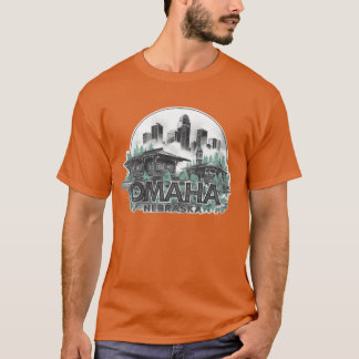 Omaha City Nebraska USA Geschenk T-Shirt