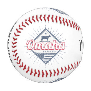 Omaha City Nebraska Vereinte Staaten Vintag USA Baseball