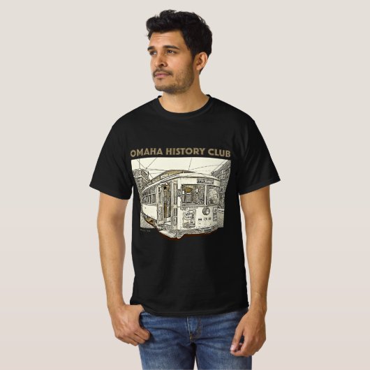 Omaha History Club Erwachsene Männer-T - Shirt (Vorne ganz)