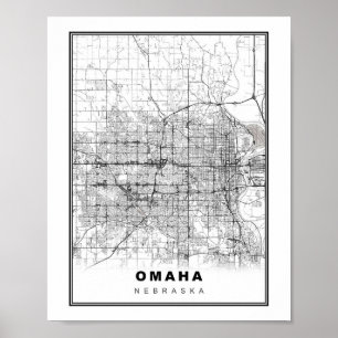 Omaha Karte Poster