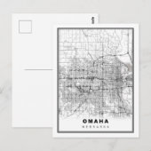 Omaha-Karte Postkarte (Vorne/Hinten)