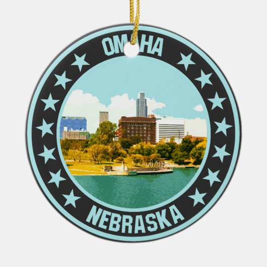 Omaha Keramik Ornament (Vorne)