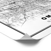Omaha Map Poster (Ecke)