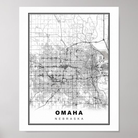 Omaha Map Poster (Vorne)