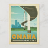 Omaha, NB Postkarte (Vorderseite)