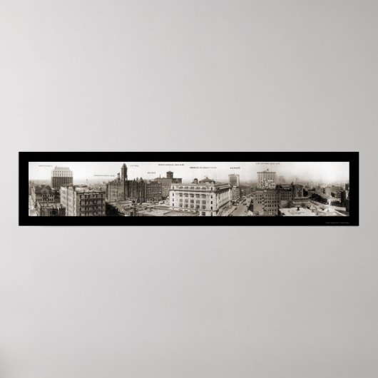 Omaha, NE Foto 1916 Poster (Vorne)