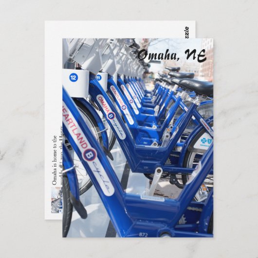 Omaha, NE Postkarte (Vorne/Hinten)