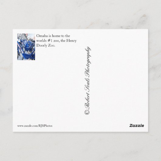 Omaha, NE Postkarte (Rückseite)