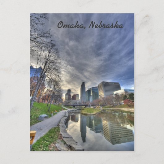 Omaha Nebraksa Postkarte (Vorderseite)