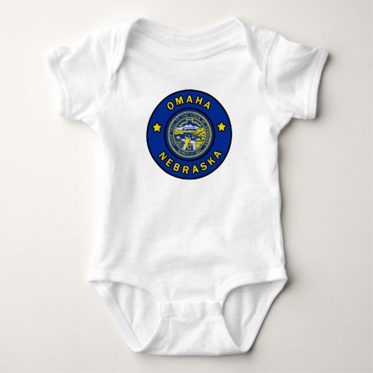 Omaha Nebraska Baby Strampler (Vorderseite)