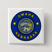 Omaha Nebraska Button (Vorderseite)