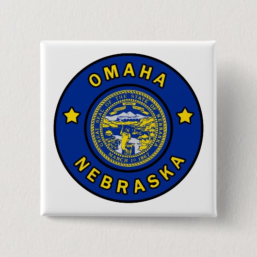 Omaha Nebraska Button (Vorderseite)