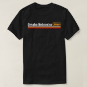OMAHA NEBRASKA CAMPING T-Shirt (Design vorne)