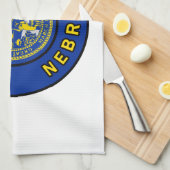 Omaha Nebraska Geschirrtuch (Viertel Falte)