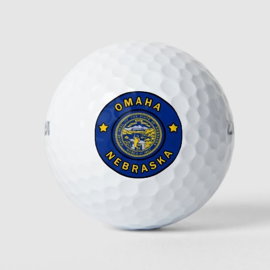 Omaha Nebraska Golfball (Vorderseite)