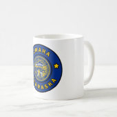 Omaha Nebraska Kaffeetasse (VorderseiteRechts)