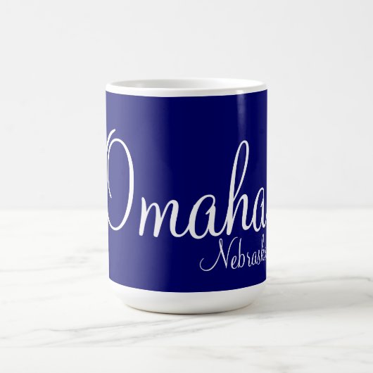 Omaha, Nebraska Kaffeetasse (Mittel)