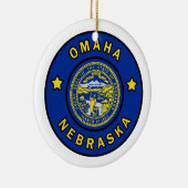 Omaha Nebraska Keramik Ornament (Rechts)