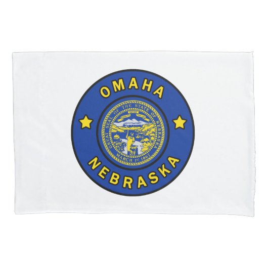 Omaha Nebraska Kissenbezug (Vorderseite)