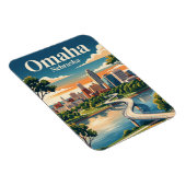 Omaha, Nebraska Magnet (Rechte Seite)
