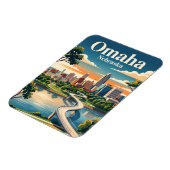 Omaha, Nebraska Magnet (Linke Seite)