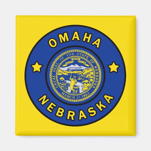 Omaha Nebraska Magnet (Vorne)