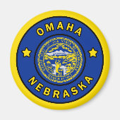 Omaha Nebraska Magnet (Vorne)