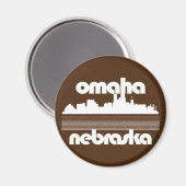 Omaha Nebraska Magnet (Vorderseite/Rückseite)