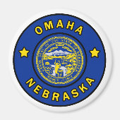Omaha Nebraska Magnet (Vorne)