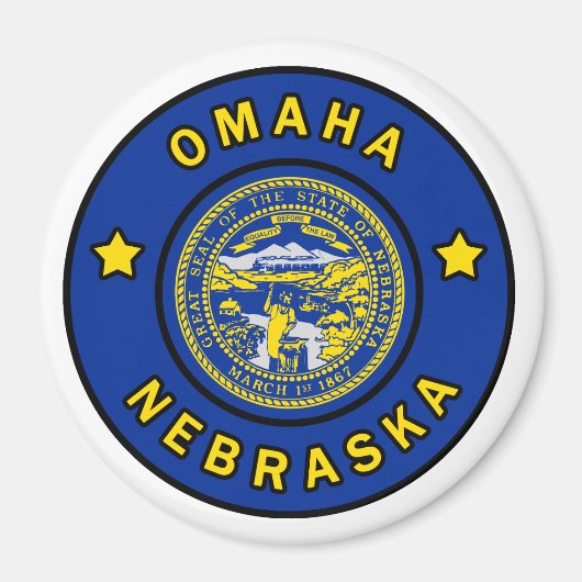 Omaha Nebraska Magnet (Vorne)