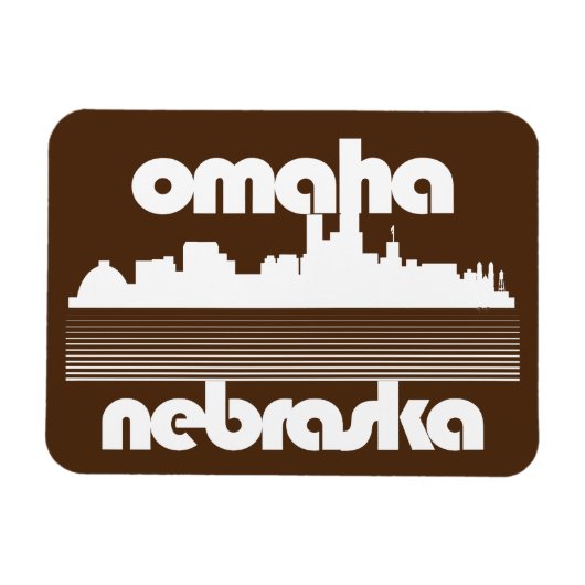 Omaha Nebraska Magnet (Horizontal)