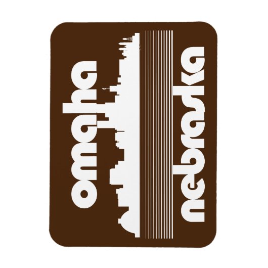 Omaha Nebraska Magnet (Vertikal)