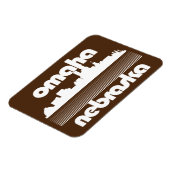 Omaha Nebraska Magnet (Linke Seite)