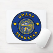 Omaha Nebraska Mousepad (Mit Mouse)