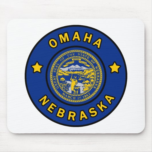 Omaha Nebraska Mousepad (Vorne)