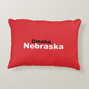 Omaha, Nebraska Pillow Zierkissen