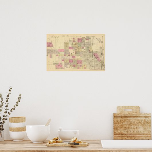 Omaha, Nebraska Poster (Küche)
