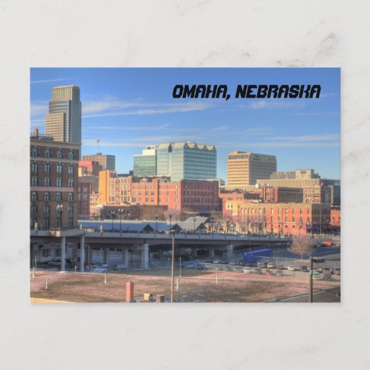 Omaha, Nebraska Postkarte (Vorderseite)