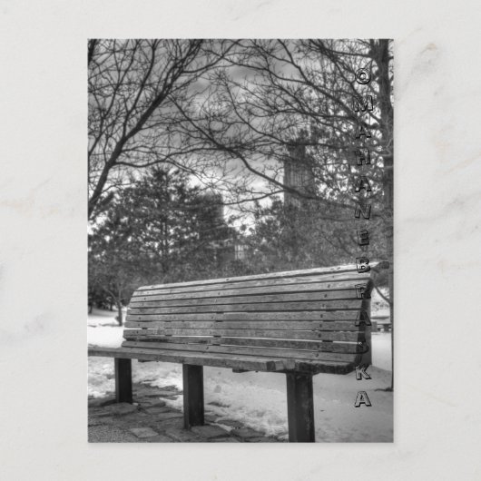 Omaha Nebraska Postkarte (Vorderseite)