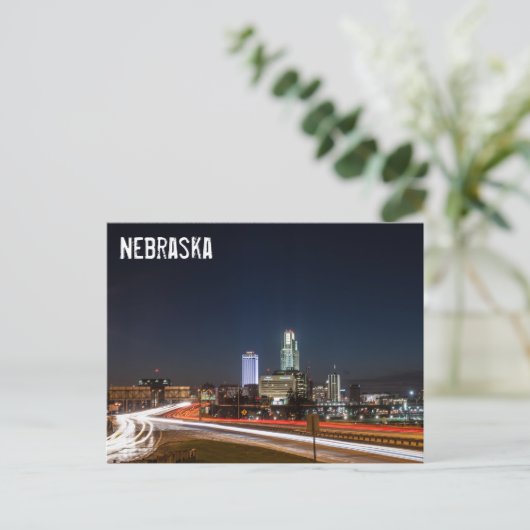 Omaha, Nebraska Postkarte (Stehend Vorderseite)