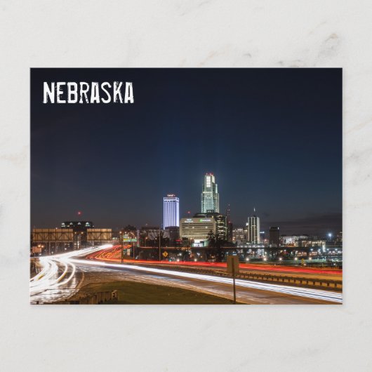 Omaha, Nebraska Postkarte (Vorderseite)