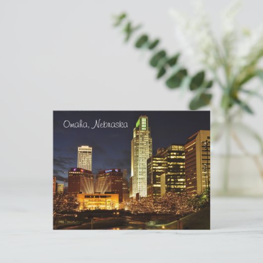 Omaha, Nebraska Postkarte (Stehend Vorderseite)