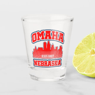 Omaha, Nebraska Schnapsglas