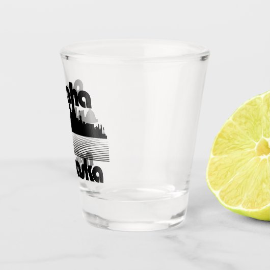 Omaha Nebraska Schnapsglas (Rechts)