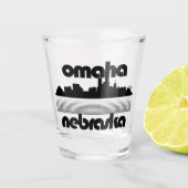 Omaha Nebraska Schnapsglas (Vorderseite)