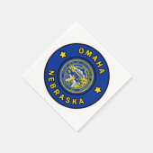 Omaha Nebraska Serviette (Ecke)