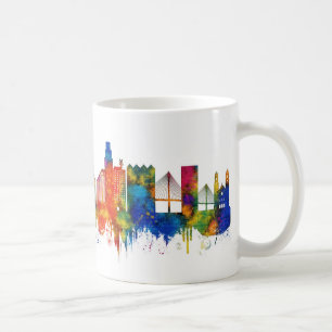 Omaha Nebraska Skyline Kaffeetasse