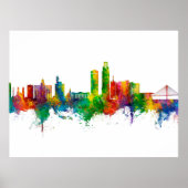 Omaha Nebraska Skyline Poster (Vorne)