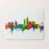 Omaha Nebraska Skyline Puzzle (Horizontal)