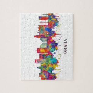 Omaha Nebraska Skyline Puzzle
